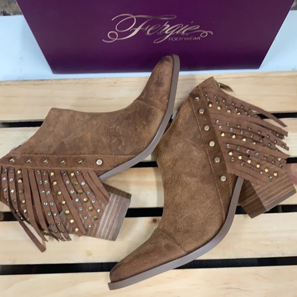 Fergie Fringed Distressed Booties - Picture 9 of 14